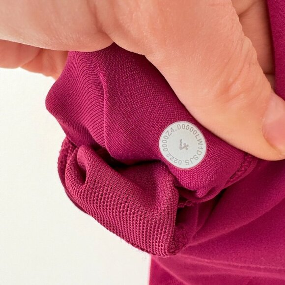 Lululemon Align Bodysuit 8” Magenta Purple Size 4 - Picture 6 of 6